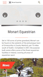 Mobile Screenshot of monartequestrian.com