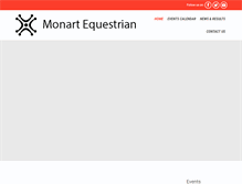 Tablet Screenshot of monartequestrian.com